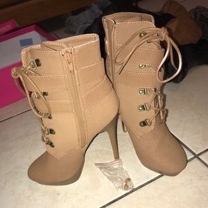 Tan Booties